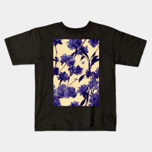 Beautiful Violet Floral pattern, for all those who love flowers #71 Kids T-Shirt